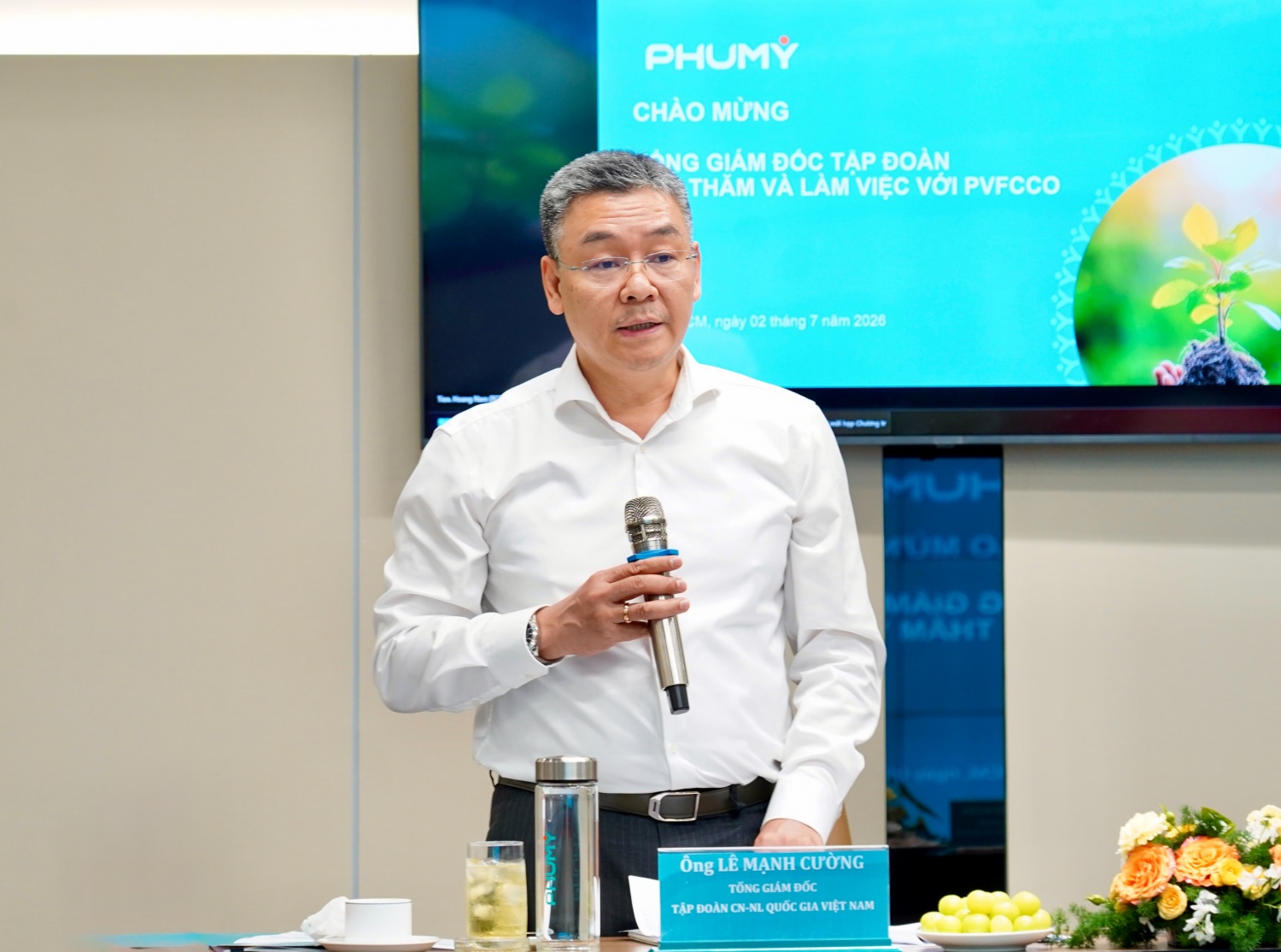 Tổng Giám đốc Petrovietnam Lê Mạnh Cường: PVFCCo - Phú Mỹ cần đẩy mạnh đầu tư để tạo tăng trưởng bứt phá