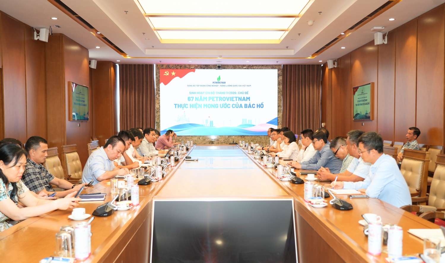 Đảng bộ Bộ máy QL&ĐH Petrovietnam khơi dậy khát vọng phát triển từ mong ước của Bác Hồ