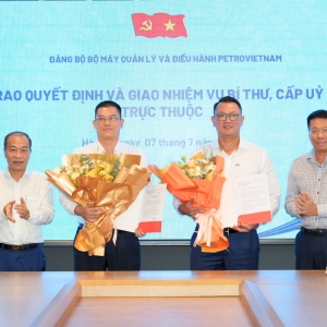 Đảng ủy Bộ máy QL&ĐH Petrovietnam kiện toàn nhân sự các tổ chức Đảng trực thuộc