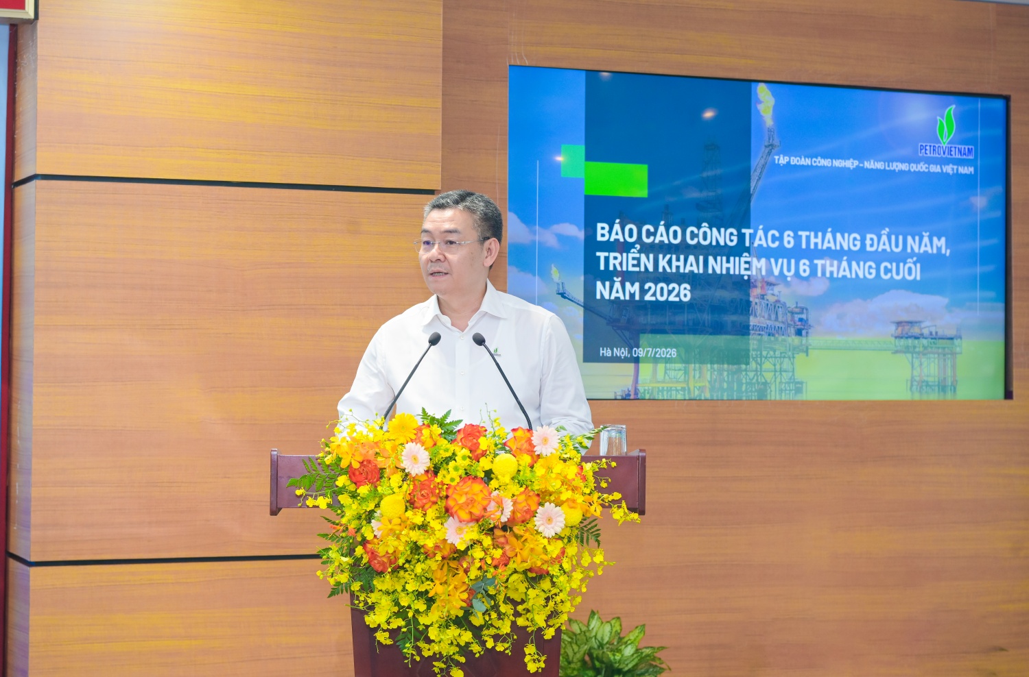 Petrovietnam tổ chức Hội nghị sơ kết 6 tháng đầu năm 2026, triển khai nhiệm vụ 6 tháng cuối năm