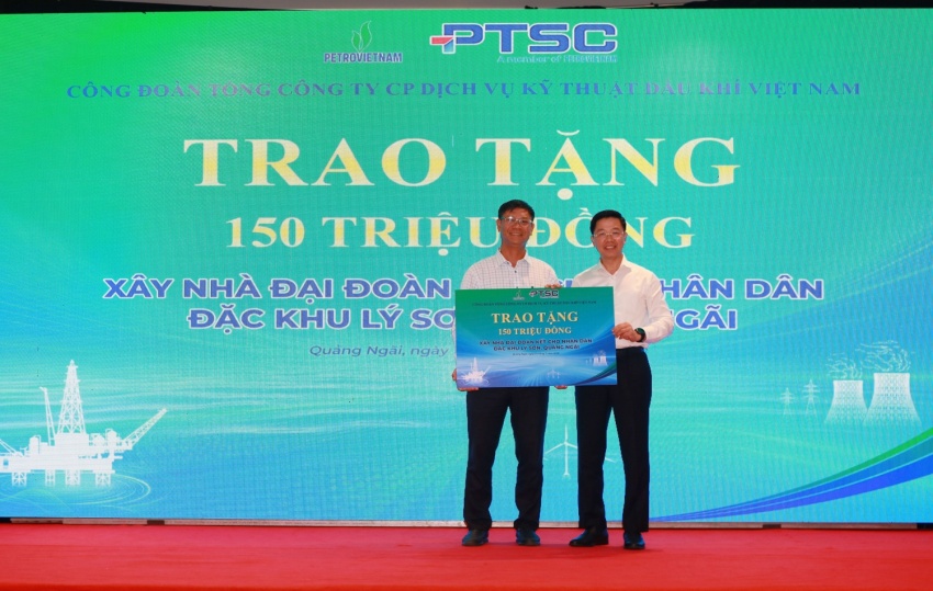 PTSC tiếp thêm nguồn lực cho an sinh, giáo dục tại đặc khu Lý Sơn