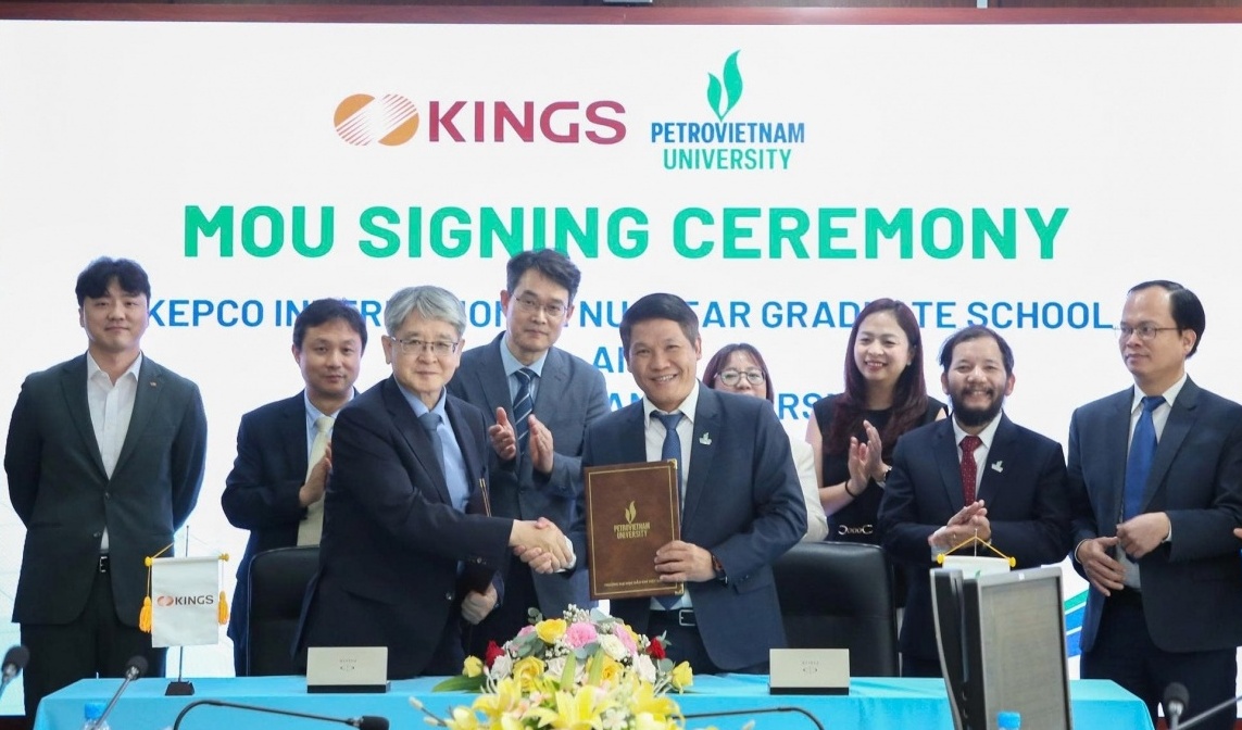 PVU và KINGS ký kết hợp tác chiến lược, đẩy mạnh đào tạo nguồn nhân lực hạt nhân chất lượng cao