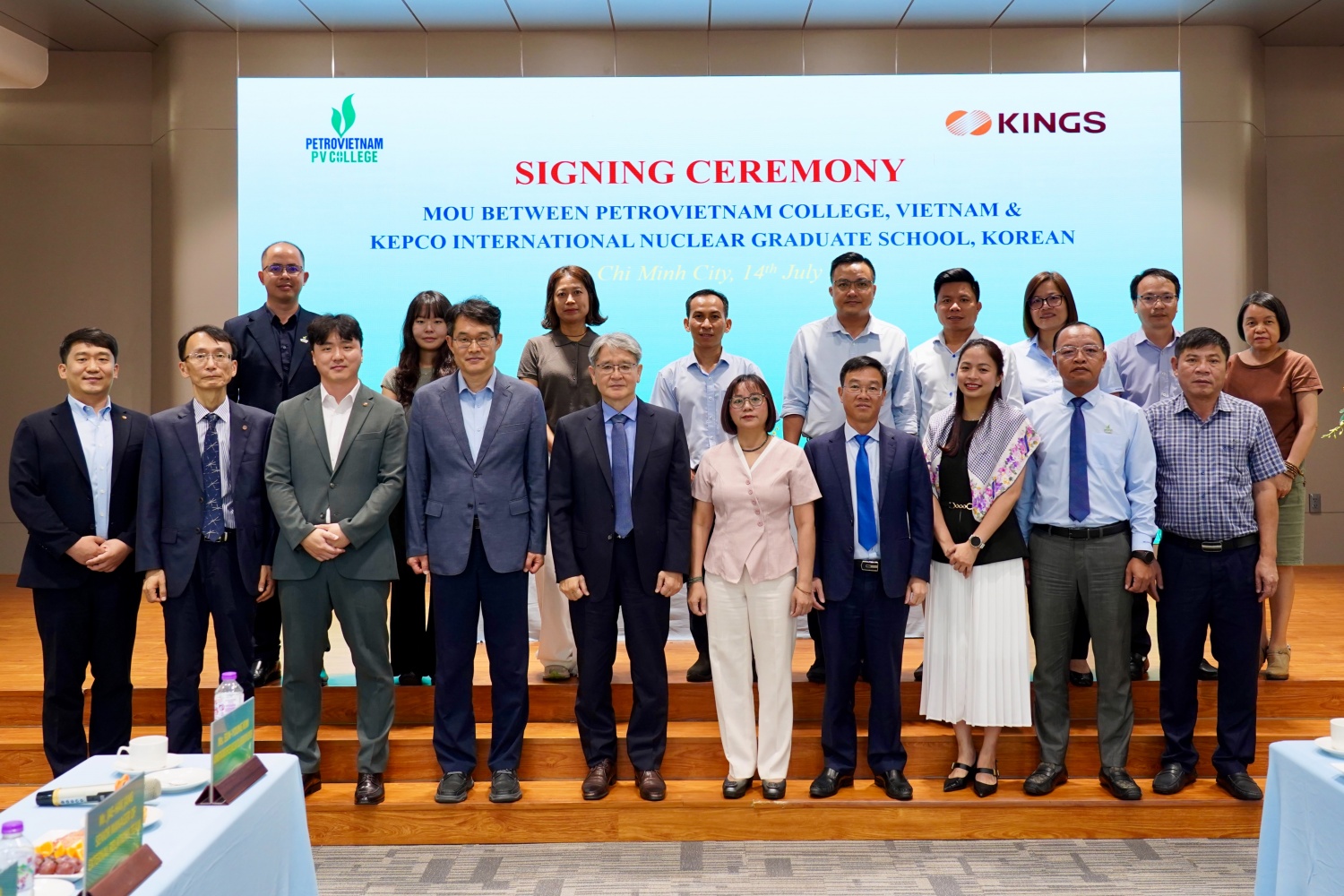 PV College và KINGS ký kết hợp tác đào tạo nguồn nhân lực hạt nhân chất lượng cao
