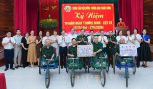 [VIDEO] Petrovietnam thăm, tặng quà tri ân các thương binh tại Thuận Thành, Bắc Ninh