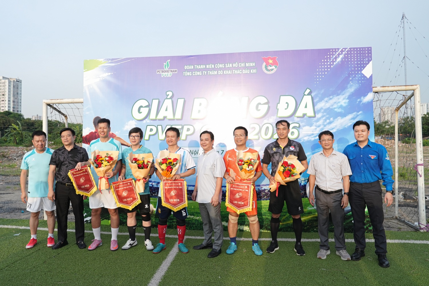 Khai mạc Giải bóng đá PVP Cup 2026: Gắn kết cán bộ, người lao động toàn Tổng công ty