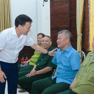 Petrovietnam thăm, tặng quà tri ân các thương binh tại Thuận Thành, Bắc Ninh