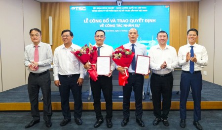 PTSC kiện toàn tổ chức Đảng, công bố các quyết định bổ nhiệm cán bộ chủ chốt