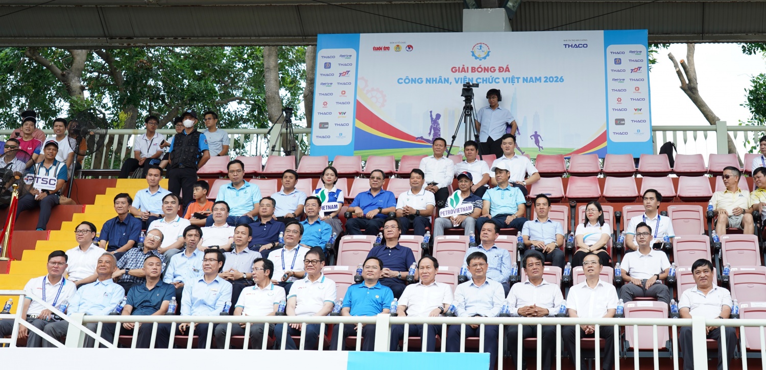Đội bóng Công đoàn Petrovietnam đạt Huy chương Bạc tại Giải bóng đá công nhân, viên chức Việt Nam 2026