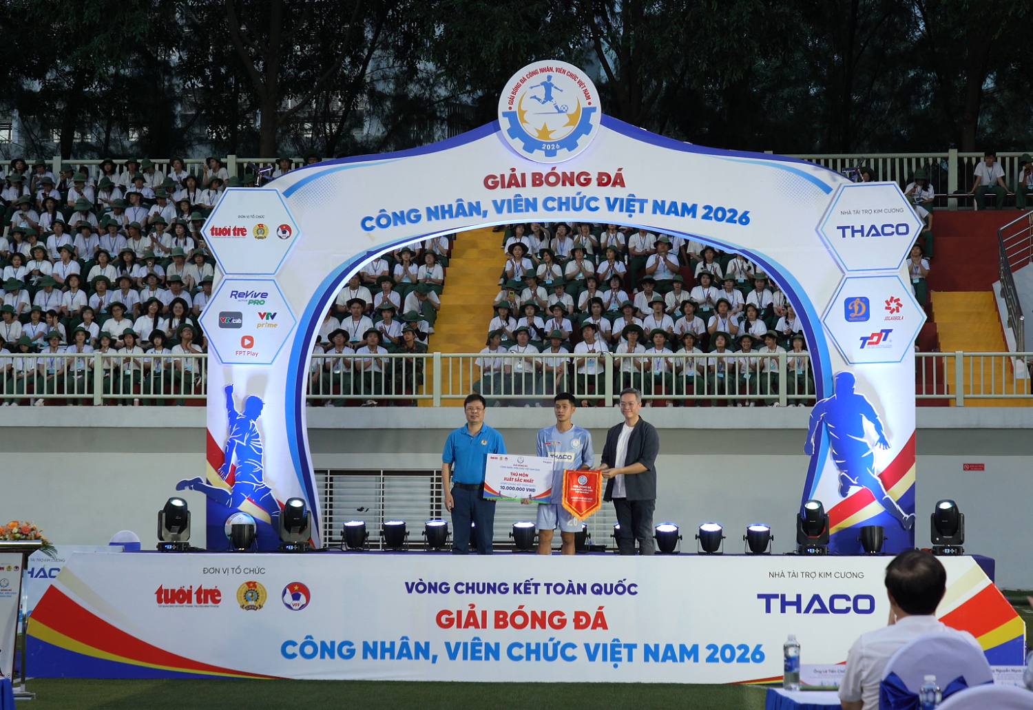 Đội bóng Công đoàn Petrovietnam đạt Huy chương Bạc tại Giải bóng đá công nhân, viên chức Việt Nam 2026