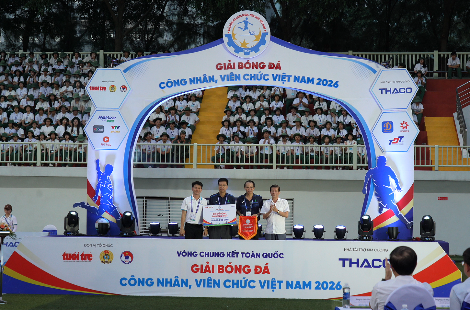 Đội bóng Công đoàn Petrovietnam đạt Huy chương Bạc tại Giải bóng đá công nhân, viên chức Việt Nam 2026