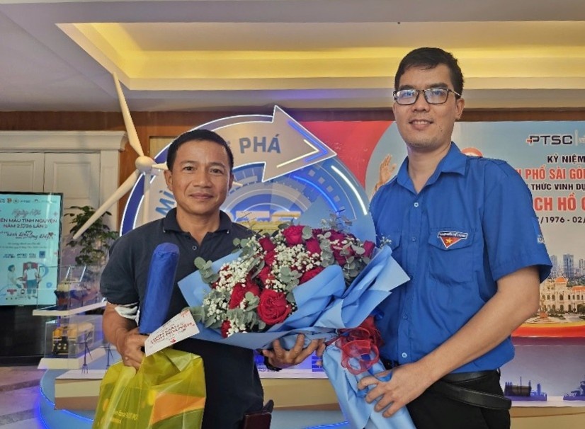 Tuổi trẻ PTSC M&C tiếp nối hành trình sẻ chia từ những giọt máu hồng