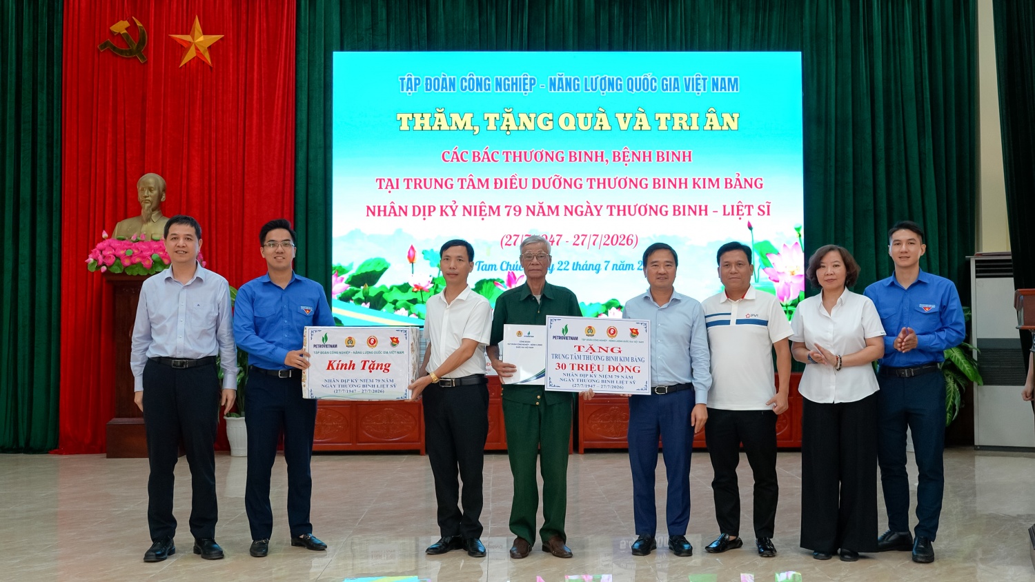 Petrovietnam tri ân các thương binh đang điều dưỡng tại Ninh Bình