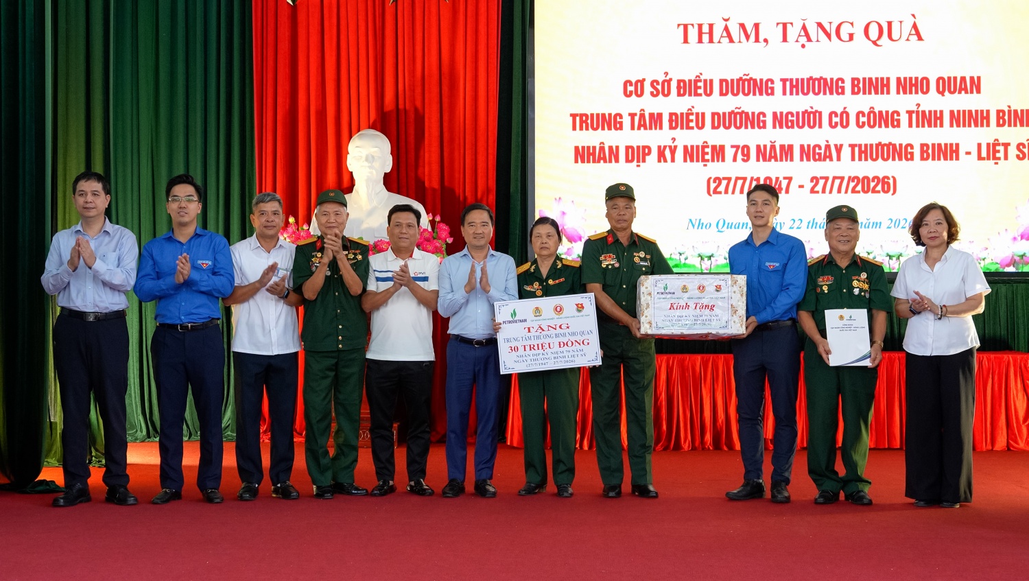 Petrovietnam tri ân các thương binh đang điều dưỡng tại Ninh Bình