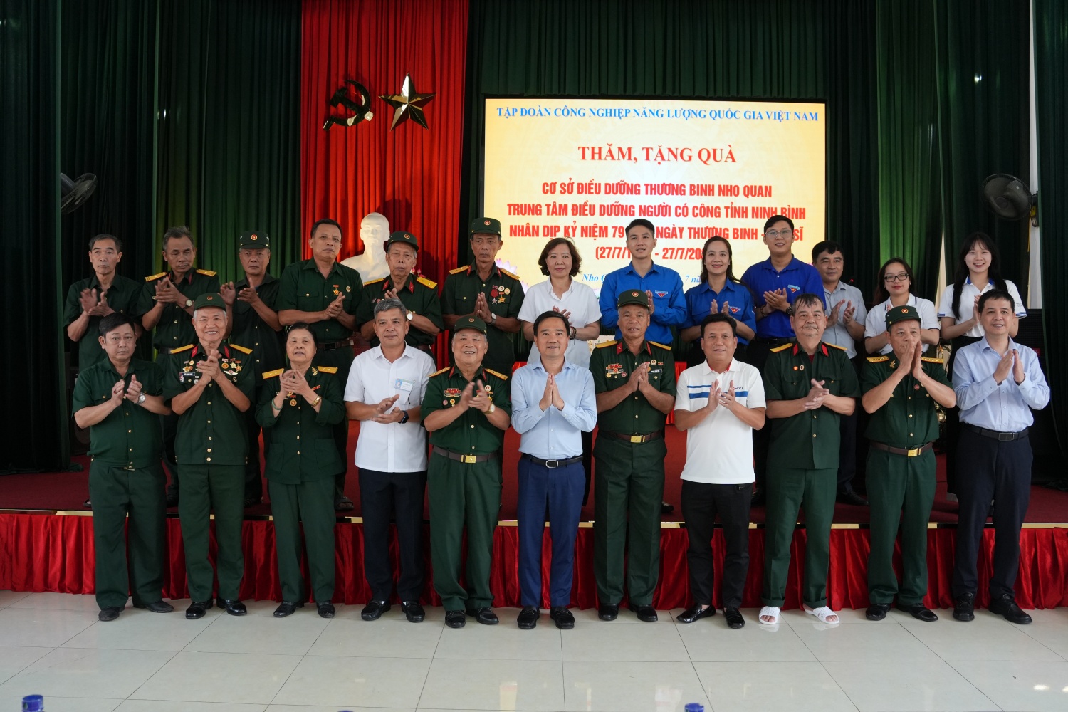 Petrovietnam tri ân các thương binh đang điều dưỡng tại Ninh Bình