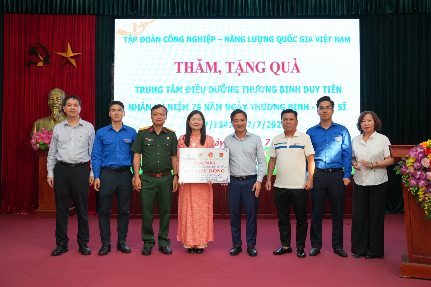 Petrovietnam tri ân các thương binh đang điều dưỡng tại Ninh Bình