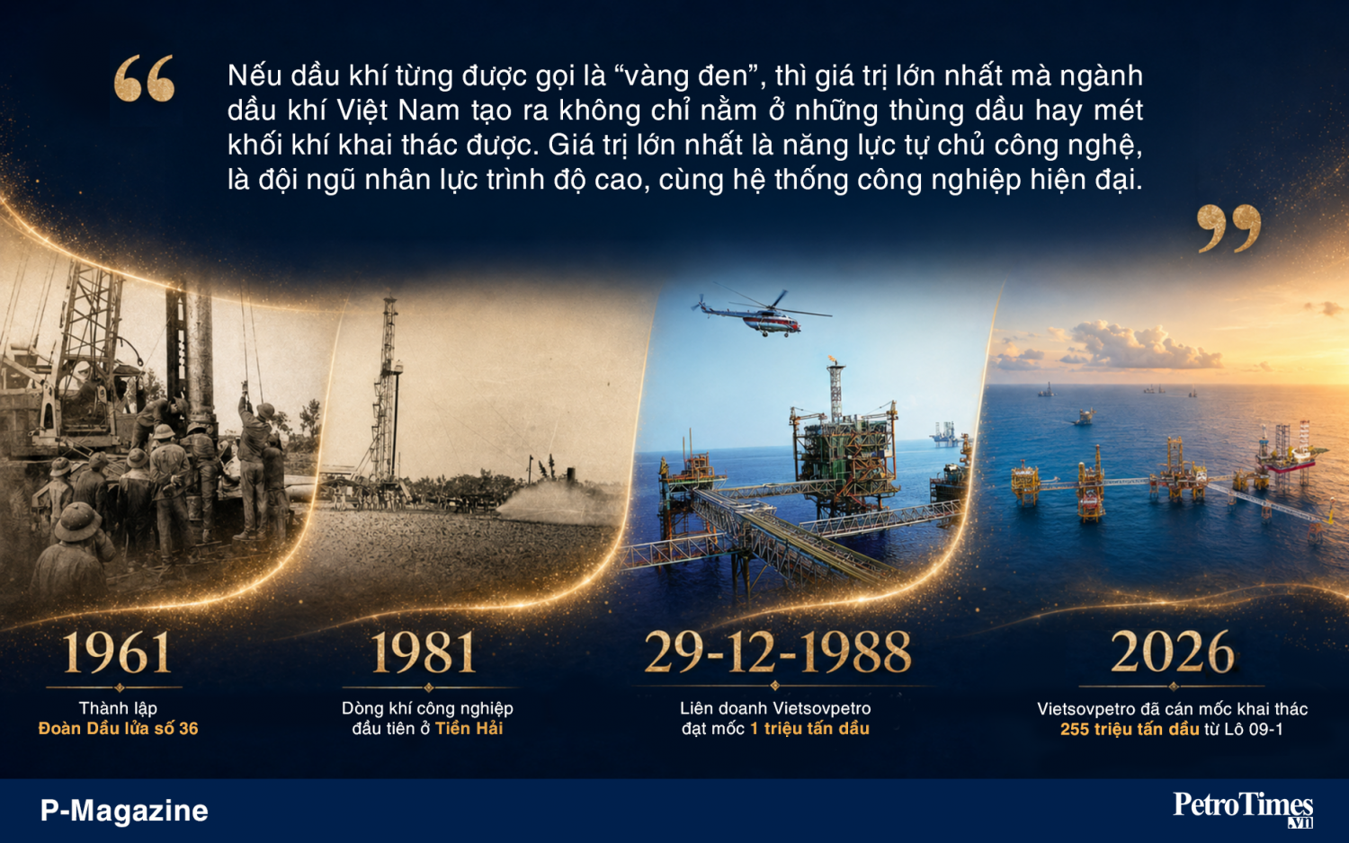 [P Magazine] Hành trình 67 năm Petrovietnam thực hiện mong ước của Bác Hồ