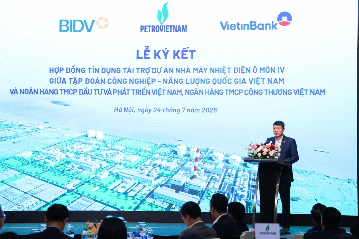 Petrovietnam ký kết hợp đồng tín dụng 7.300 tỷ đồng cho dự án Nhà máy Nhiệt điện Ô Môn IV