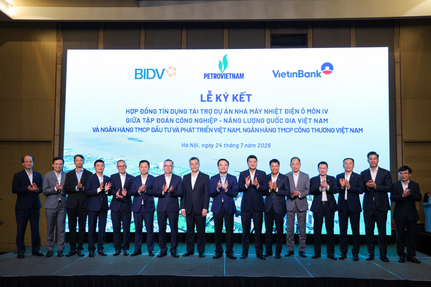 Petrovietnam ký kết hợp đồng tín dụng 7.300 tỷ đồng cho dự án Nhà máy Nhiệt điện Ô Môn IV