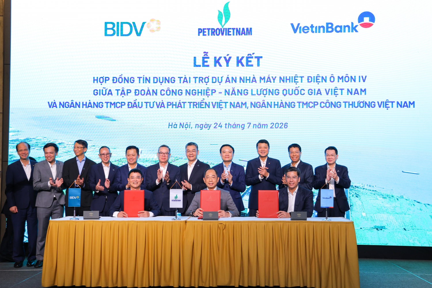 Petrovietnam ký kết hợp đồng tín dụng 7.300 tỷ đồng cho dự án Nhà máy Nhiệt điện Ô Môn IV