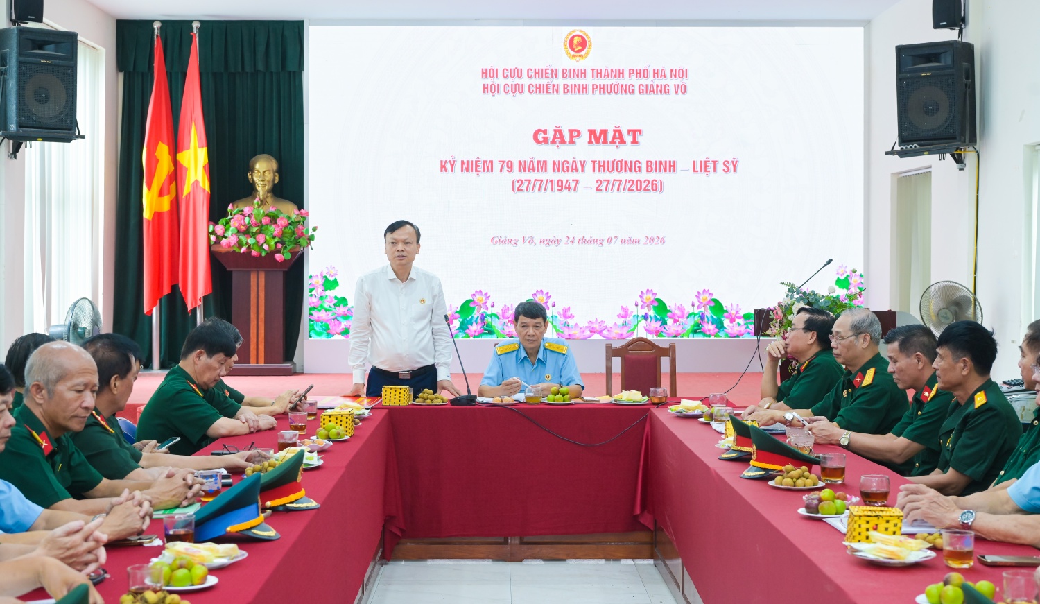 Hội CCB Petrovietnam tri ân thương binh, gia đình chính sách tại phường Giảng Võ Hội CCB Petrovietnam tri ân thương binh, gia đình chính sách tại phường Giảng Võ