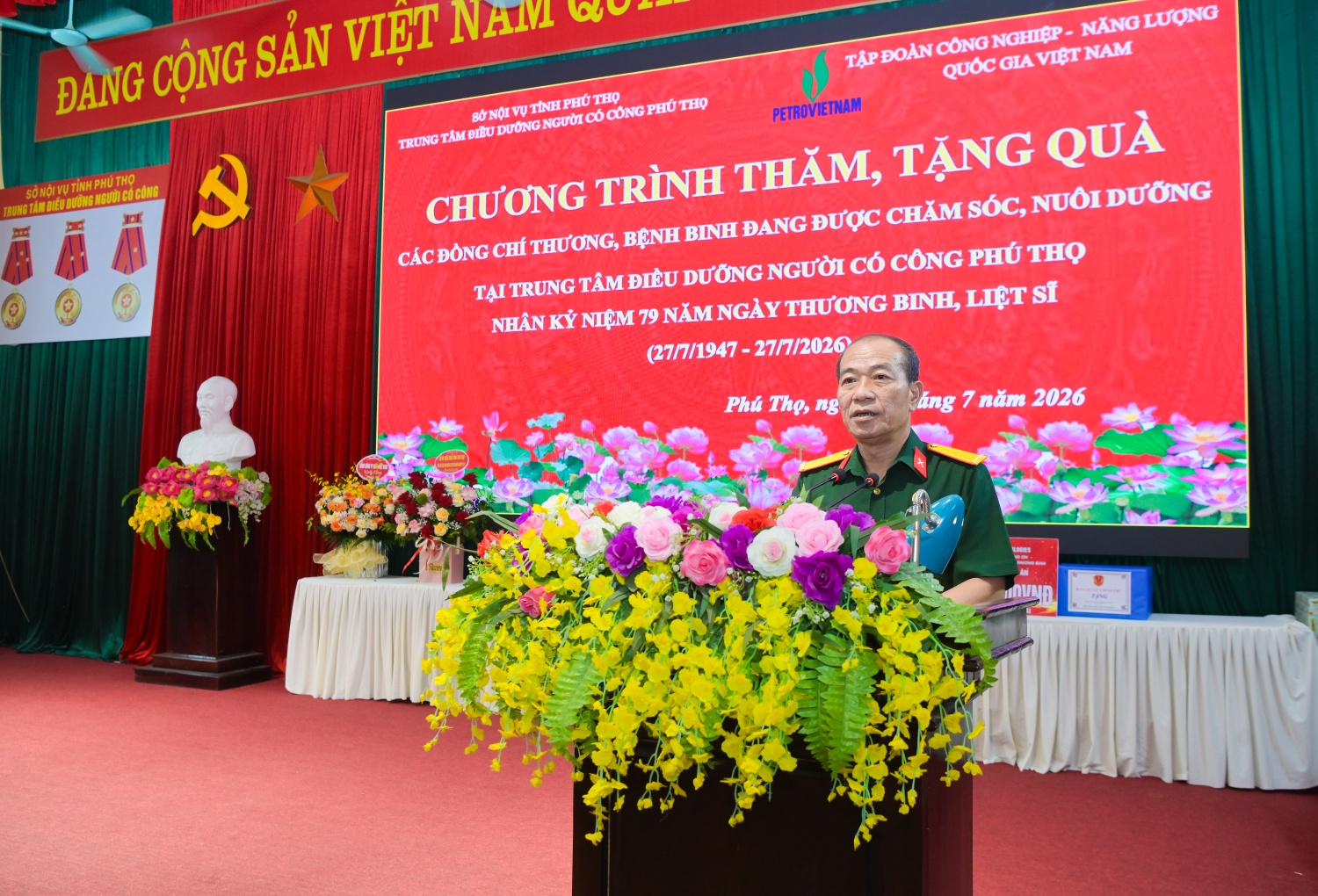 Petrovietnam tri ân thương, bệnh binh tại Trung tâm Điều dưỡng người có công tỉnh Phú Thọ