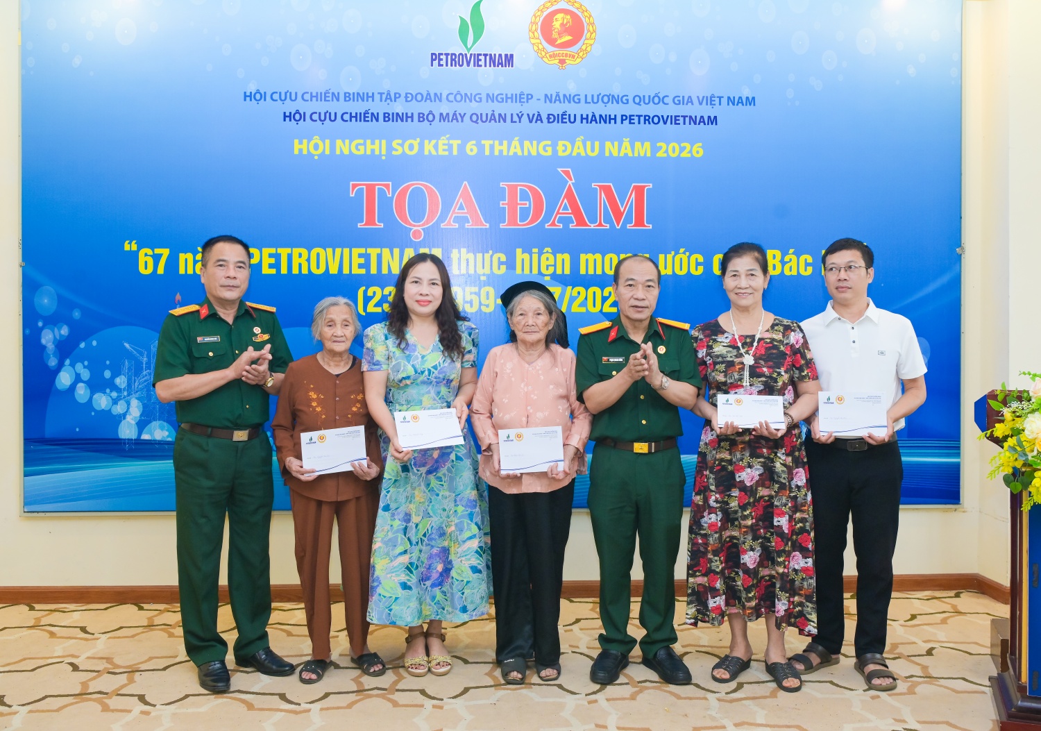 Hội CCB BMQL&ĐH Petrovietnam phát huy vai trò tiên phong, gương mẫu, hoàn thành tốt nhiệm vụ 6 tháng đầu năm 2026
