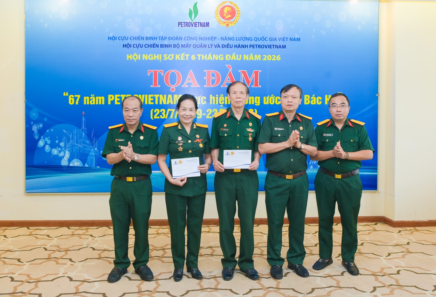 Hội CCB BMQL&ĐH Petrovietnam phát huy vai trò tiên phong, gương mẫu, hoàn thành tốt nhiệm vụ 6 tháng đầu năm 2026