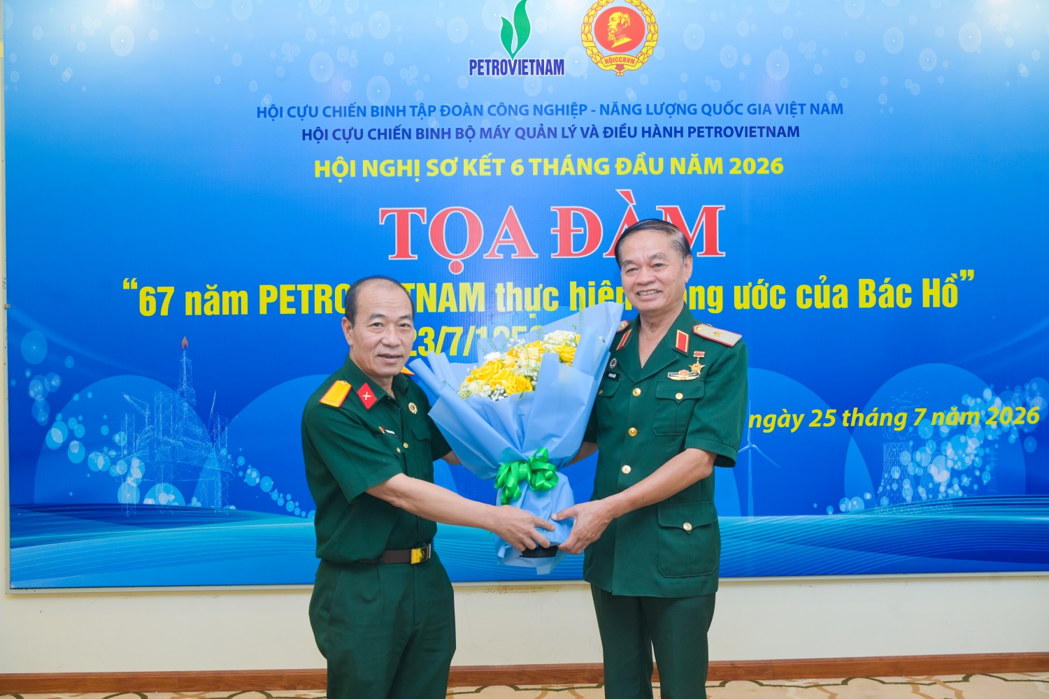Hội CCB BMQL&ĐH Petrovietnam phát huy vai trò tiên phong, gương mẫu, hoàn thành tốt nhiệm vụ 6 tháng đầu năm 2026