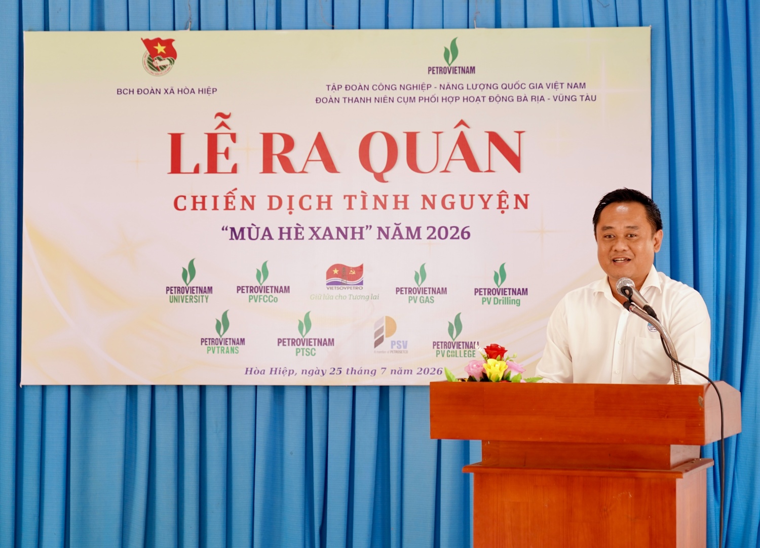 Đoàn Thanh niên Petrovietnam Cụm phối hợp hoạt động Bà Rịa - Vũng Tàu tổ chức ra quân Chiến dịch Mùa hè xanh năm 2026 Đoàn Thanh niên Petrovietnam Cụm phối hợp hoạt động Bà Rịa - Vũng Tàu tổ chức ra quân Chiến dịch Mùa hè xanh năm 2026
