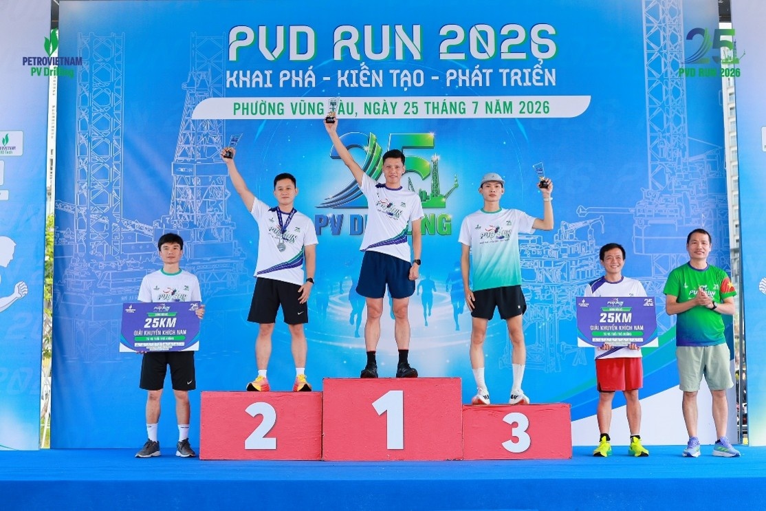PVD RUN 2026: Hơn 1.600 vận động viên cùng lan tỏa tinh thần “Khai phá - Kiến tạo - Phát triển”