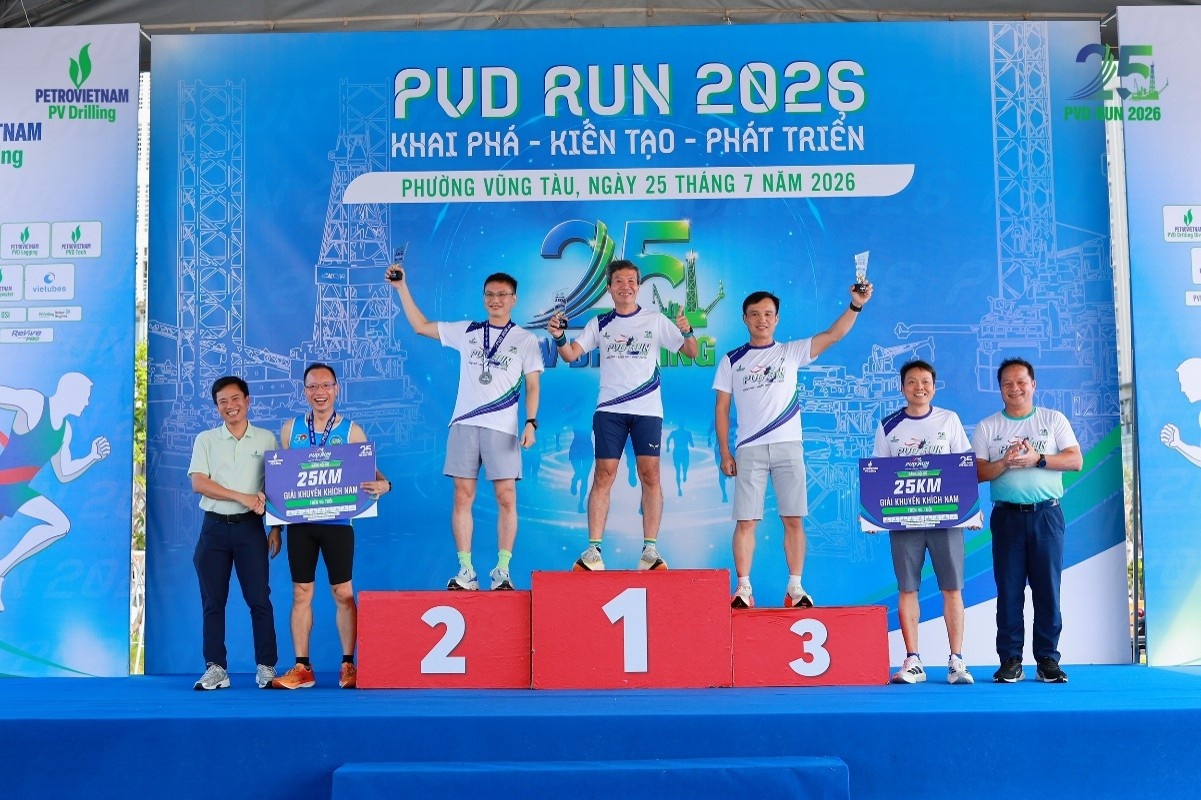 PVD RUN 2026: Hơn 1.600 vận động viên cùng lan tỏa tinh thần “Khai phá - Kiến tạo - Phát triển”