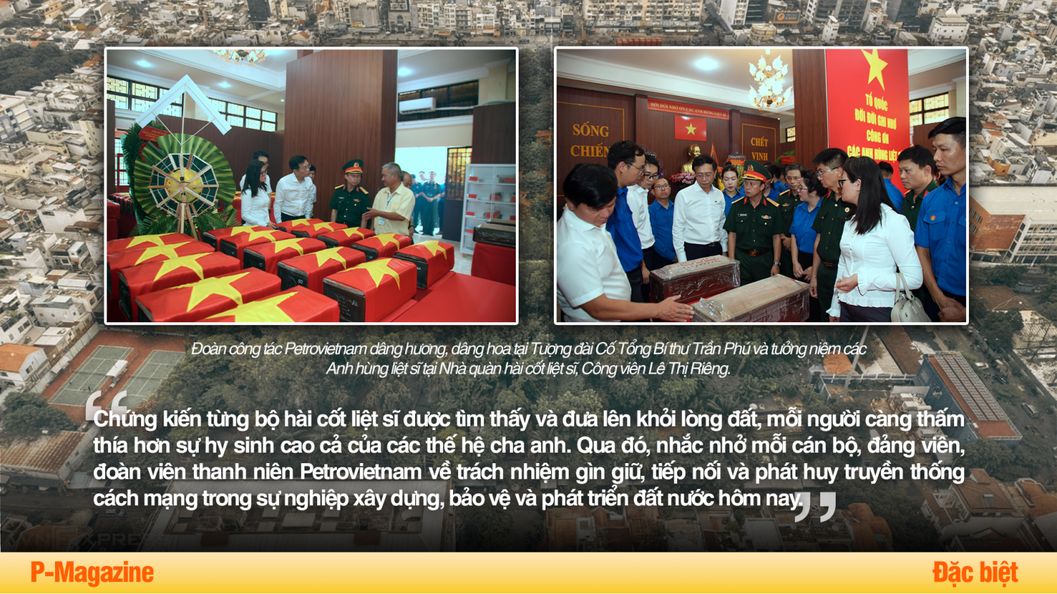 [[P Magazine] Petrovietnam viết tiếp truyền thống Uống nước nhớ nguồn trên hành trình tri ân