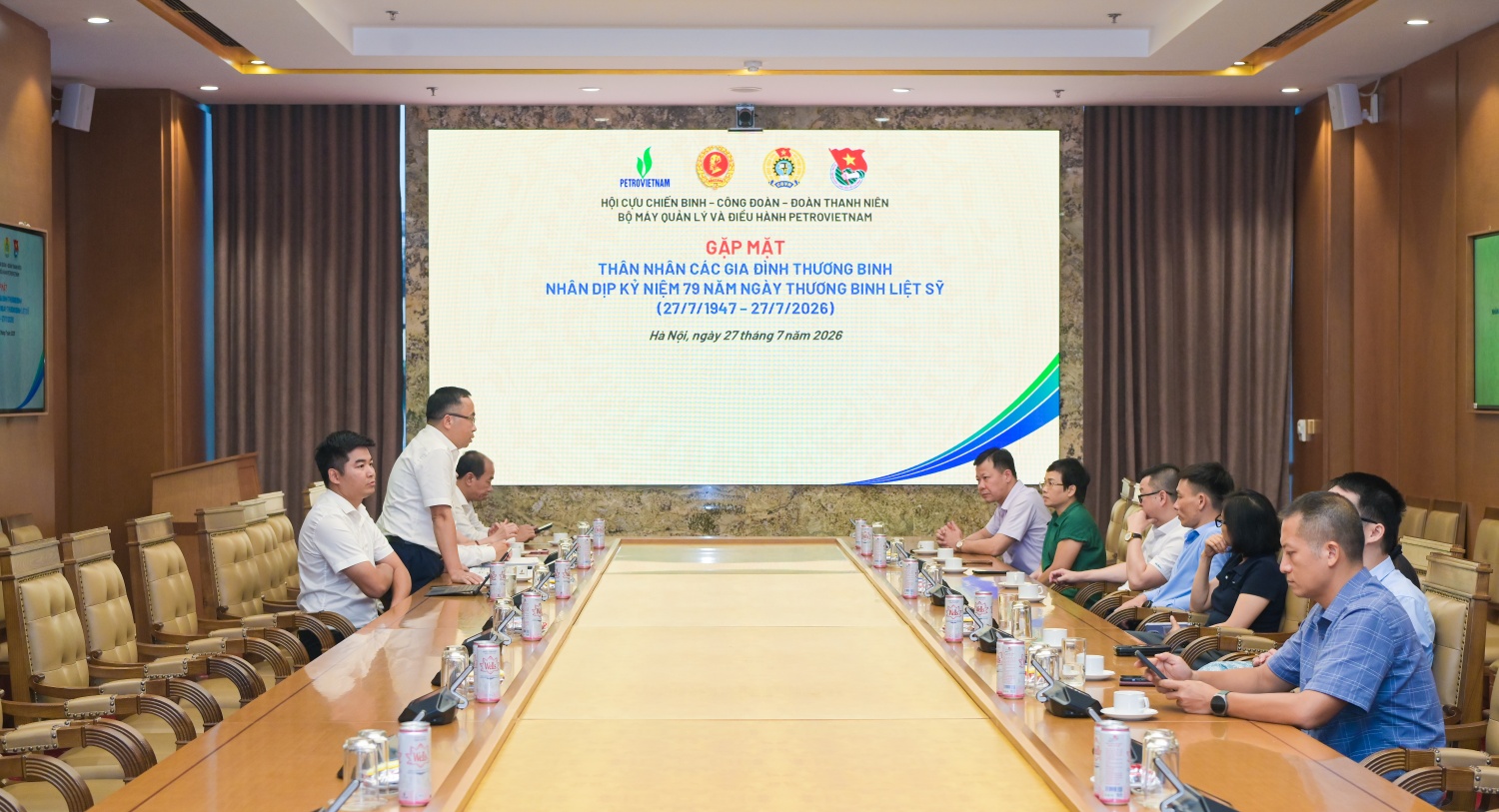Petrovietnam gặp mặt, tri ân con thương binh, bệnh binh và gia đình chính sách tại Bộ máy Quản lý Điều hành