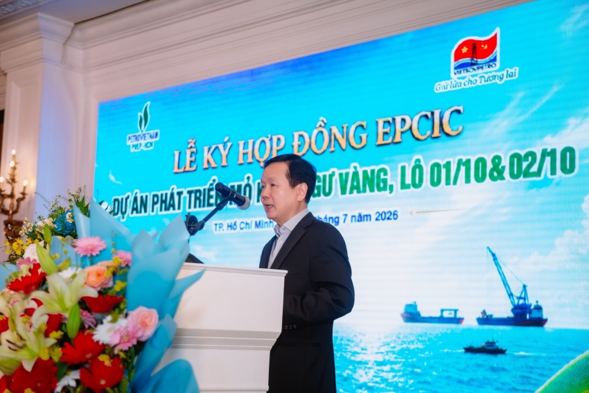 PVEP-HCM và Vietsovpetro ký kết hợp đồng EPCIC Dự án phát triển mỏ Kình Ngư Vàng (Lô 01/10&02/10)