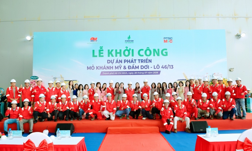 Khởi công dự án Phát triển Mỏ Khánh Mỹ và Đầm Dơi, Lô 46/13