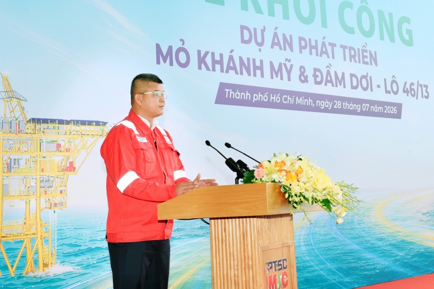 Khởi công dự án Phát triển Mỏ Khánh Mỹ và Đầm Dơi, Lô 46/13