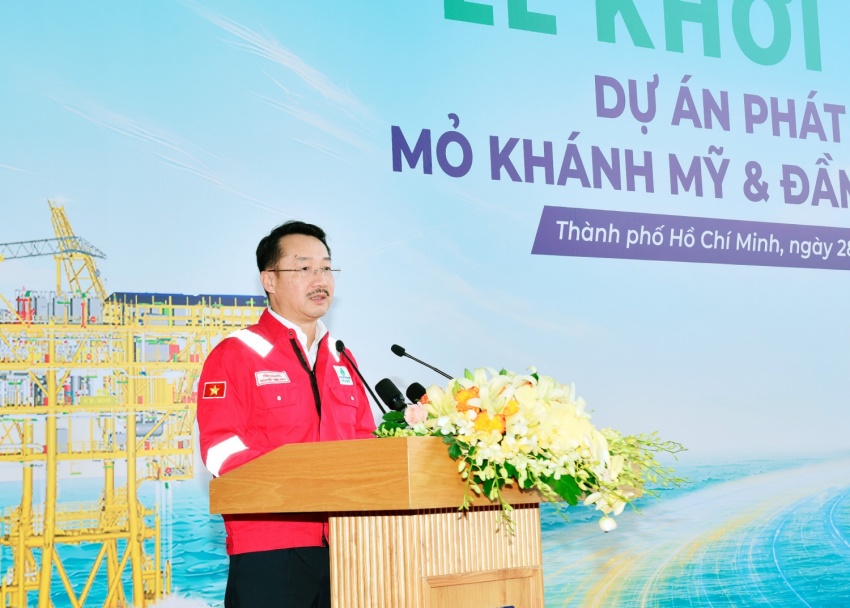 Khởi công dự án Phát triển Mỏ Khánh Mỹ và Đầm Dơi, Lô 46/13