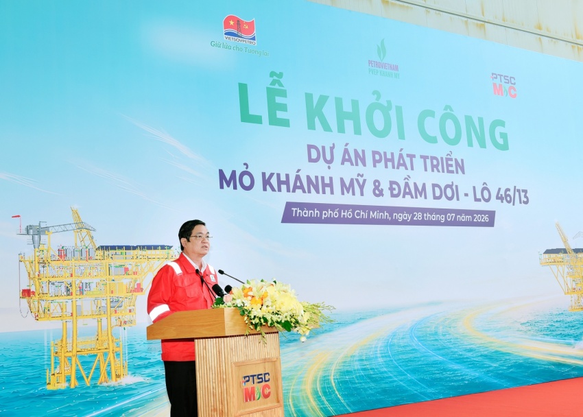 Khởi công dự án Phát triển Mỏ Khánh Mỹ và Đầm Dơi, Lô 46/13