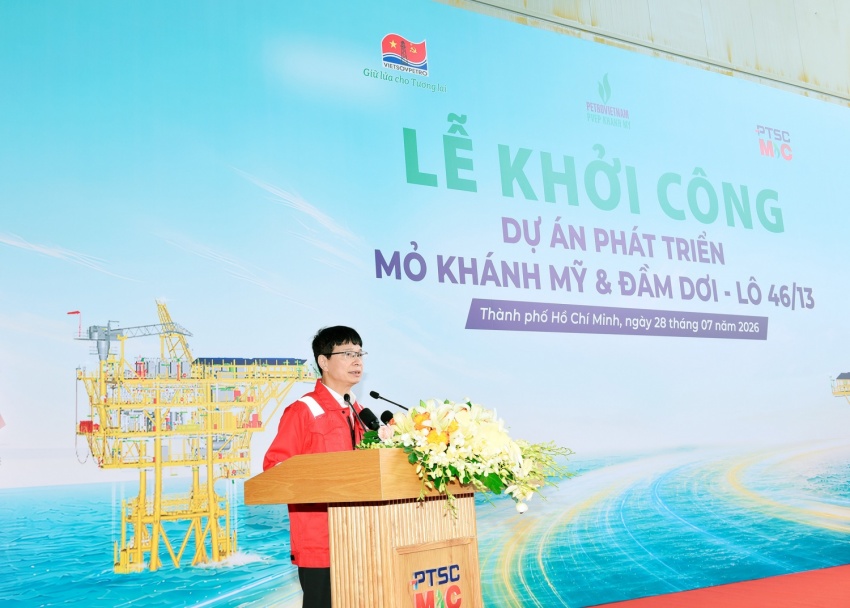 Khởi công dự án Phát triển Mỏ Khánh Mỹ và Đầm Dơi, Lô 46/13