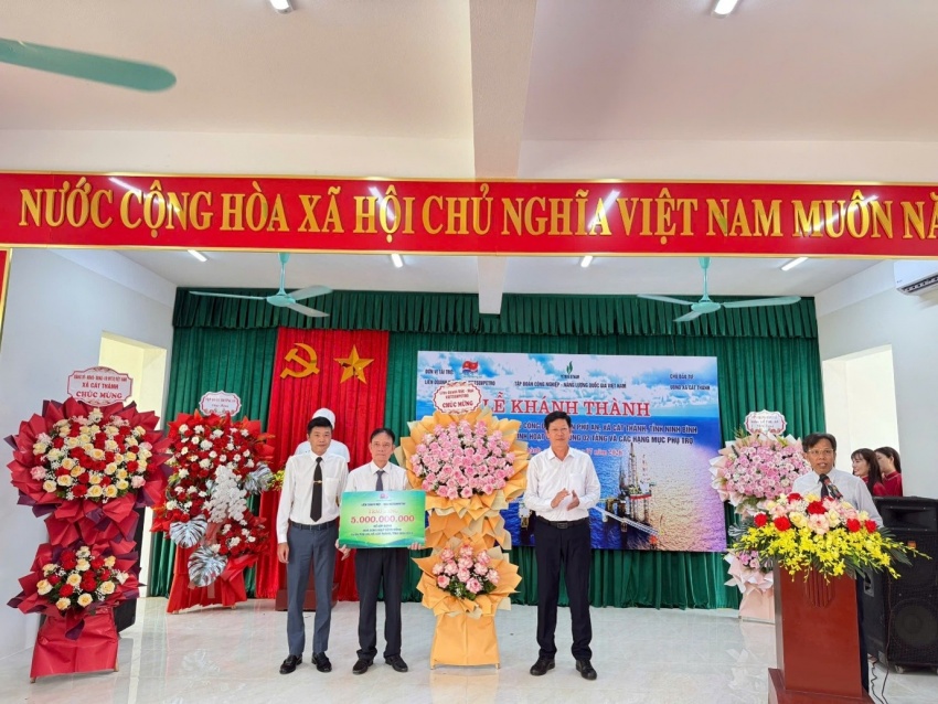 Vietsovpetro khánh thành Nhà sinh hoạt cộng đồng tại Cát Thành - Ninh Bình
