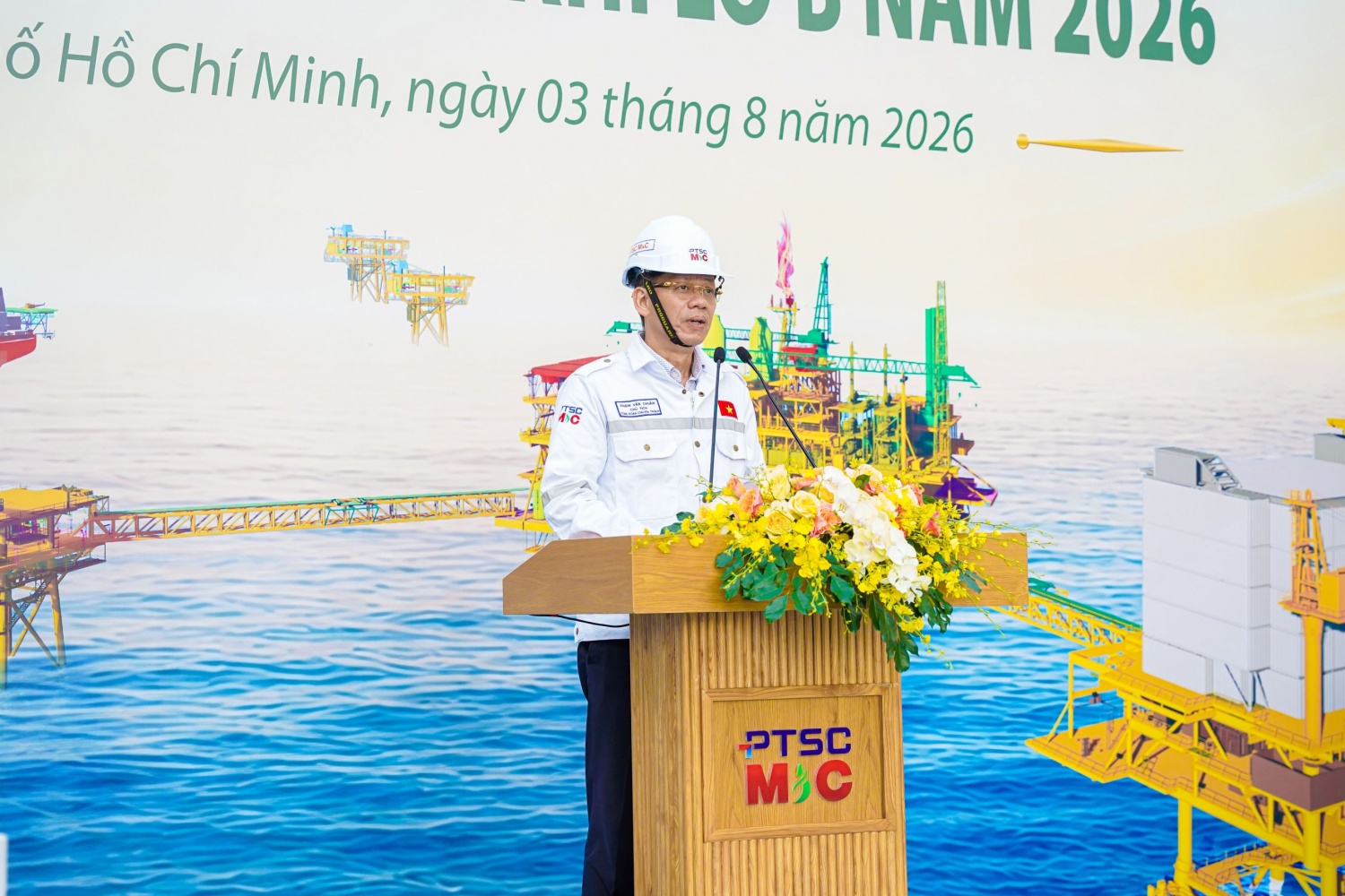 Phát động thi đua 120 ngày đêm hoàn thành các mốc thi công trọng điểm Dự án phát triển mỏ khí Lô B