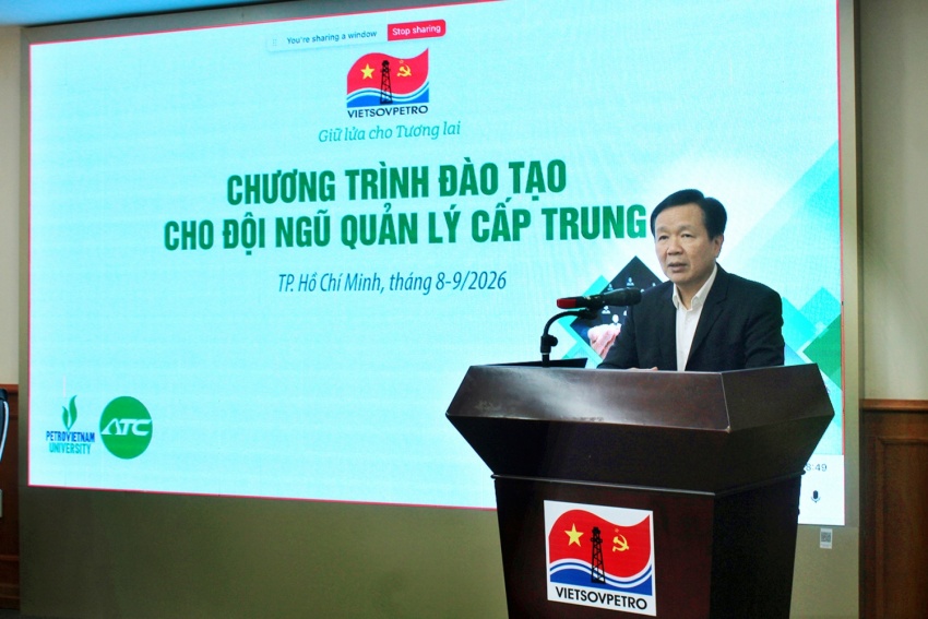 Vietsovpetro khởi động chương trình đào tạo nâng cao năng lực cho đội ngũ cán bộ quản lý cấp trung