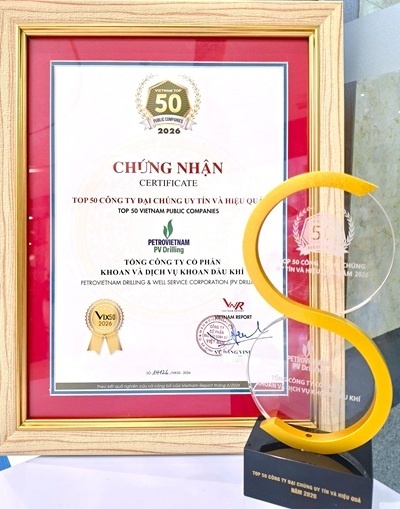 PV Drilling named among Vietnam's 50 most reputable public companies PV Drilling named among Vietnam's 50 most reputable public companies