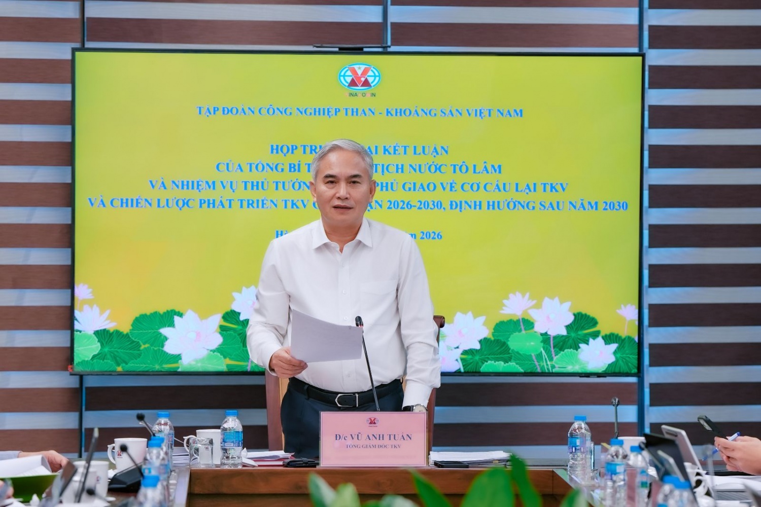 TKV khẩn trương cụ thể hóa Kết luận của Tổng Bí thư Tô Lâm Chiến lược phát triển TKV 2026 -2030