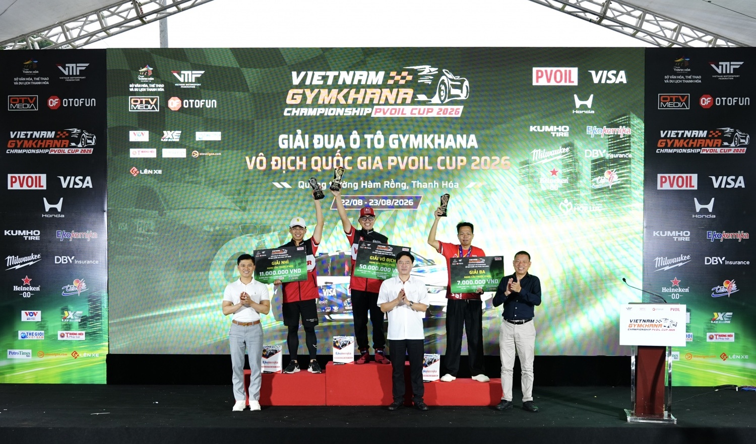 Giải đua Ô tô Gymkhana Vô địch Quốc gia PVOIL Cup 2026 đã tìm ra nhà vô địch mới