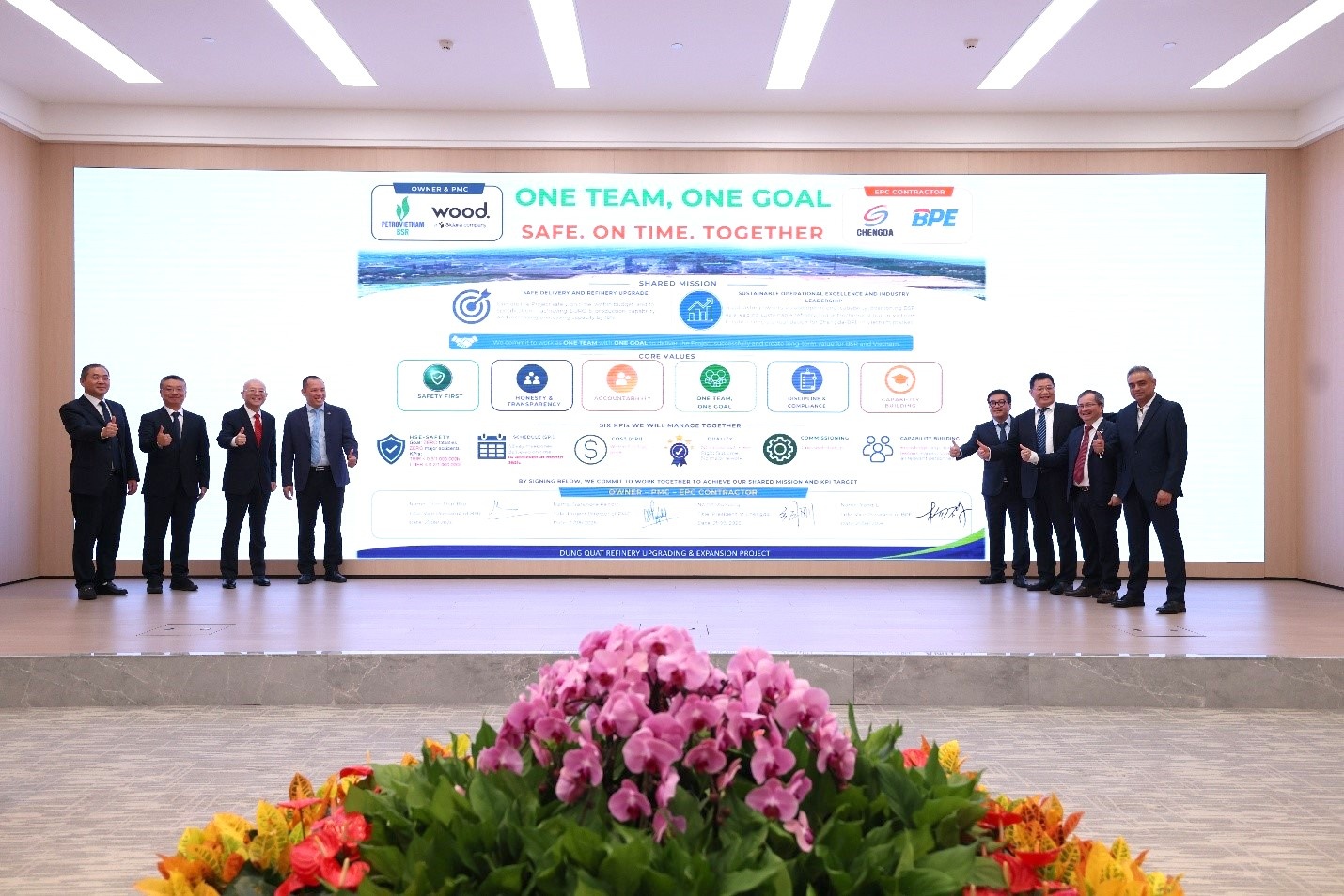 Đồng lòng hành động, kiến tạo thành công trong triển khai Dự án NCMR NMLD Dung Quất