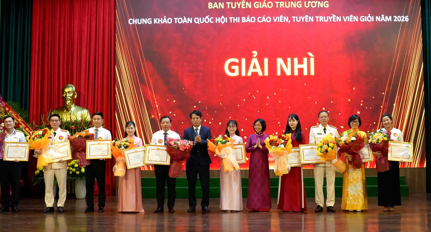Cán bộ PETROVIETNAM giành giải Nhì Hội thi Báo cáo viên, tuyên truyền viên giỏi toàn quốc năm 2026
