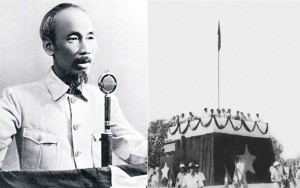 Nghe Tuyên ngôn Độc lập do Chủ tịch Hồ Chí Minh đọc ngày 2/9/1945