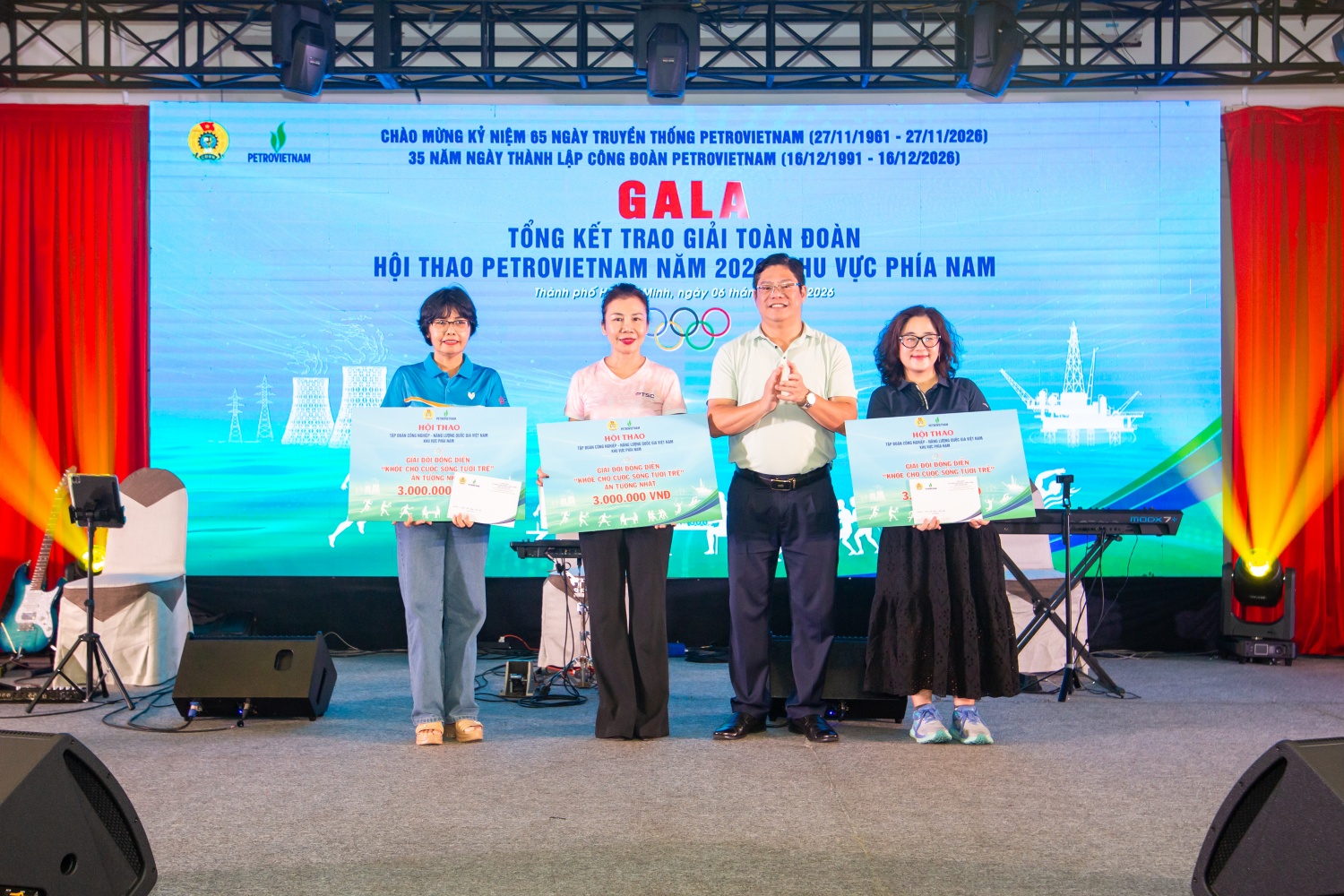 Dấu ấn rực rỡ tại Hội thao PETROVIETNAM 2026 khu vực phía Nam: Lan tỏa tinh thần 
