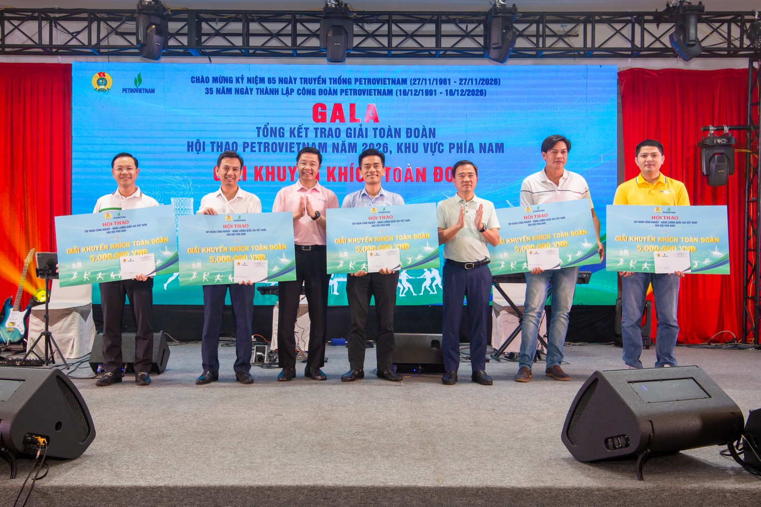 Dấu ấn rực rỡ tại Hội thao PETROVIETNAM 2026 khu vực phía Nam: Lan tỏa tinh thần 